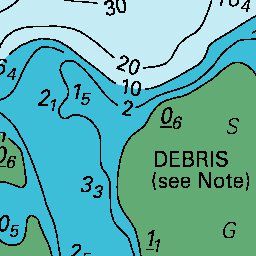 Land Information New Zealand Deep Cove digital map