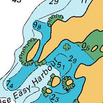 Land Information New Zealand Easy Harbour digital map