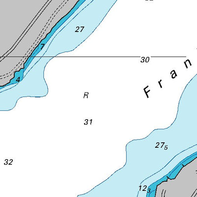 Land Information New Zealand Frankton Arm to Queenstown Bay digital map