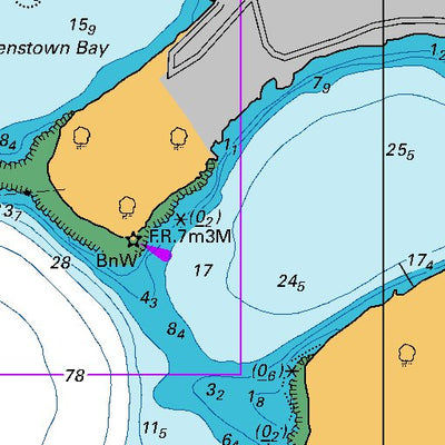 Land Information New Zealand Frankton Arm to Queenstown Bay digital map