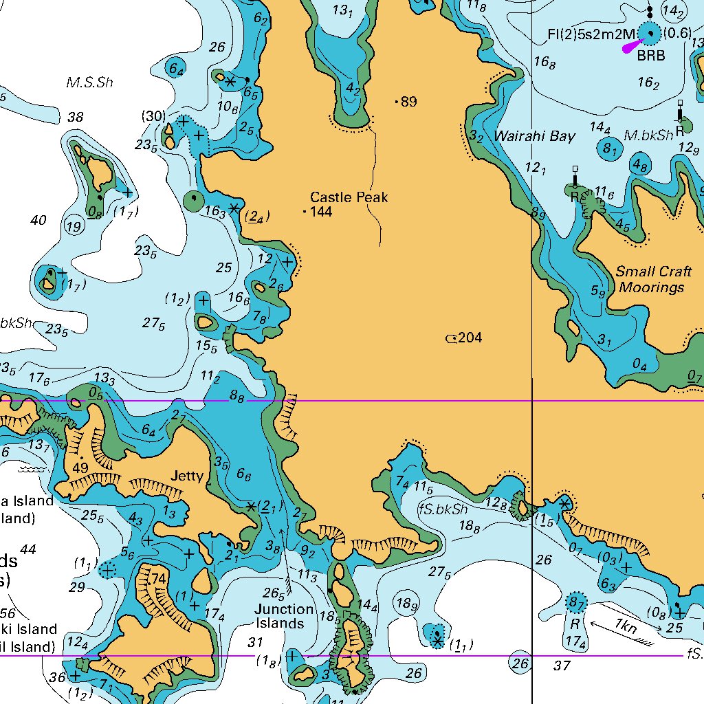 Great Barrier Island (Aotea Island) Map by Land Information New Zealand