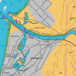 Land Information New Zealand Greymouth Harbour and Approaches digital map