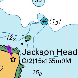 Land Information New Zealand Jackson Bay digital map