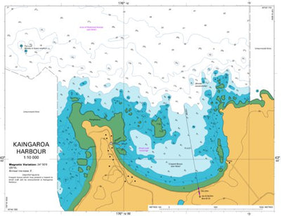 Land Information New Zealand Kaingaroa Harbour digital map
