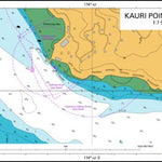 Land Information New Zealand Kauri Point Wharf digital map