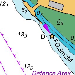 Land Information New Zealand Kauri Point Wharf digital map