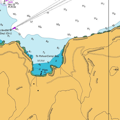 Land Information New Zealand Lyttelton Harbour / Whakaraupō digital map