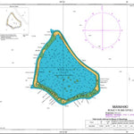 Land Information New Zealand Manihiki digital map