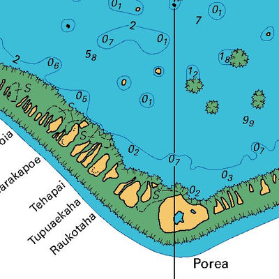 Land Information New Zealand Manihiki digital map