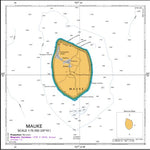 Land Information New Zealand Mauke digital map