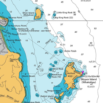 Land Information New Zealand Mercury Bay to Katikati Entrance digital map