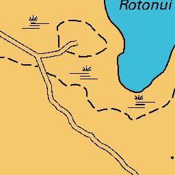 Land Information New Zealand Mitiaro digital map