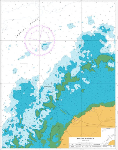 Mulifanua Harbour Map by Land Information New Zealand | Avenza Maps