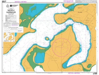 Land Information New Zealand Neiafu Harbour digital map