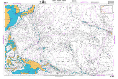 Land Information New Zealand North Pacific Ocean - Southwestern Part digital map