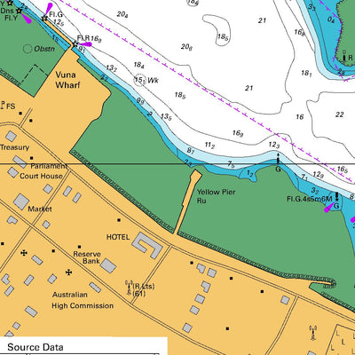 Land Information New Zealand Nuku'alofa Harbour digital map