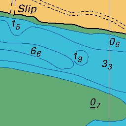 Land Information New Zealand Ohiwa Harbour Entrance digital map