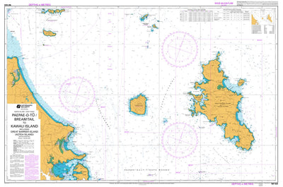 Land Information New Zealand Paepae-o-Tū / Bream Tail to Kawau Island including Great Barrier Island (Aotea Island) digital map