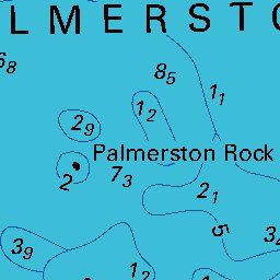 Land Information New Zealand Palmerston digital map