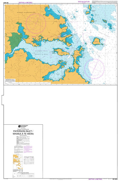 Land Information New Zealand Paterson Inlet / Whaka a Te Wera digital map
