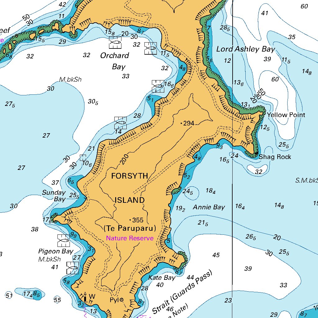 Pelorus Sound / Te Hoiere and Havelock Map by Land Information New ...