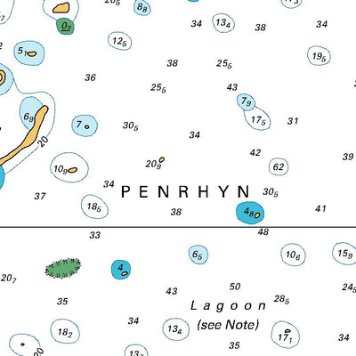 Land Information New Zealand Penrhyn digital map