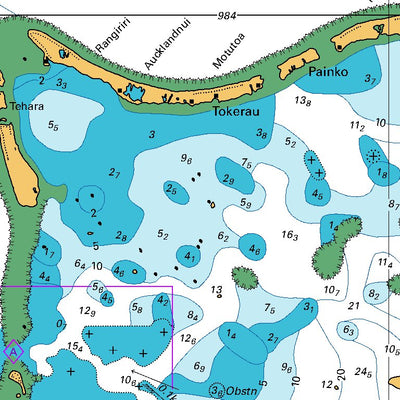 Land Information New Zealand Penrhyn digital map