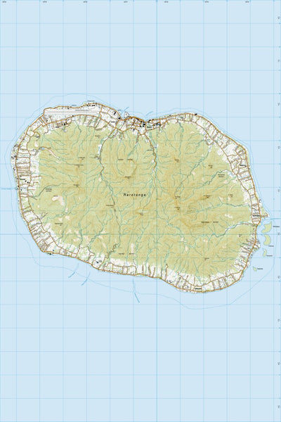 Land Information New Zealand PI12 - Rarotonga digital map