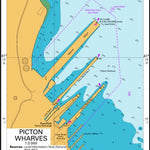 Land Information New Zealand Picton Wharves digital map