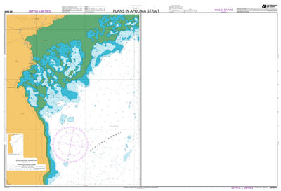 Land Information New Zealand Plans in Apolima Strait digital map