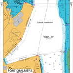 Land Information New Zealand Port Chalmers digital map