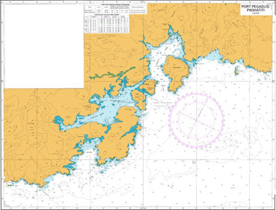 Land Information New Zealand Port Pegasus/Pikihatiti digital map