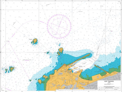Land Information New Zealand Port Taranaki digital map