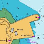 Land Information New Zealand Port Waitangi Wharf digital map