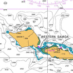 Land Information New Zealand Samoa Islands to Northern Cook Islands and Tokelau digital map