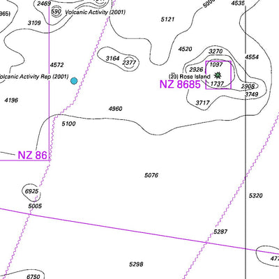 Land Information New Zealand Samoa Islands to Southern Cook Islands digital map