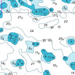 Land Information New Zealand Taruia Passage to Gudgeon Bay digital map