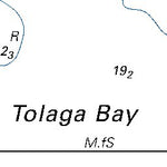 Land Information New Zealand Tolaga Bay digital map