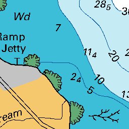 Land Information New Zealand Waihi Bay digital map