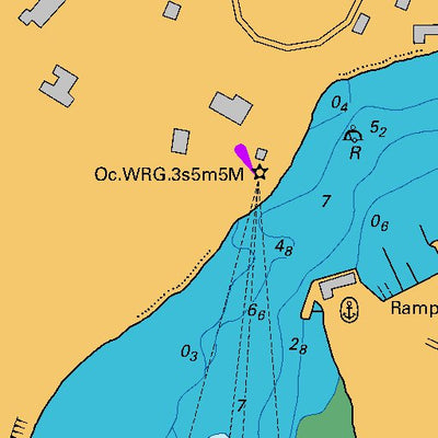 Land Information New Zealand Waikato River Entrance digital map