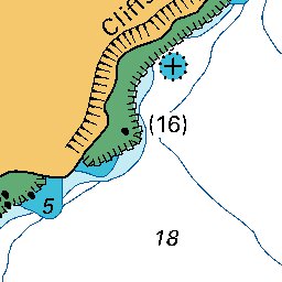 Land Information New Zealand Wharekahika/Hicks bay digital map