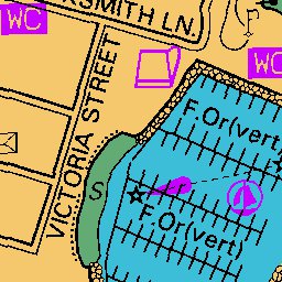 Land Information New Zealand Whitianga Harbour (inset) digital map