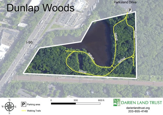 Dunlap Woods, Darien Land Trust Map by Land Trust Maps | Avenza Maps