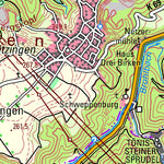Landesamt für Vermessung und Geobasisinformationen Rheinland-Pfalz Andernach (1:50,000) digital map