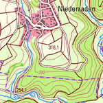 Landesamt für Vermessung und Geobasisinformationen Rheinland-Pfalz Anhausen (1:25,000) digital map