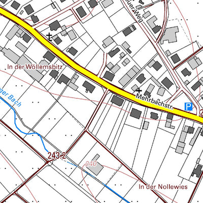 Landesamt für Vermessung und Geobasisinformationen Rheinland-Pfalz Asbach 9 (1:5,000) digital map