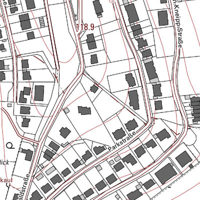 Landesamt für Vermessung und Geobasisinformationen Rheinland-Pfalz Bad Breisig 1 (1:5,000) digital map