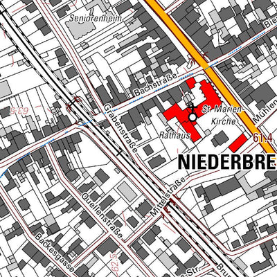 Landesamt für Vermessung und Geobasisinformationen Rheinland-Pfalz Bad Breisig 3 (1:5,000) digital map