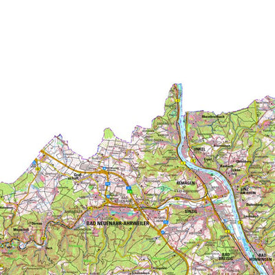 Landesamt für Vermessung und Geobasisinformationen Rheinland-Pfalz Bad Neuenahr-Ahrweiler (1:100,000) digital map