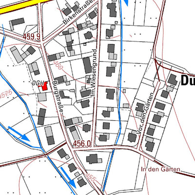Landesamt für Vermessung und Geobasisinformationen Rheinland-Pfalz Braunshorn 1 (1:5,000) digital map